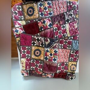 Pottery Barn Whitney Floral Patchwork pillow shams set of 3